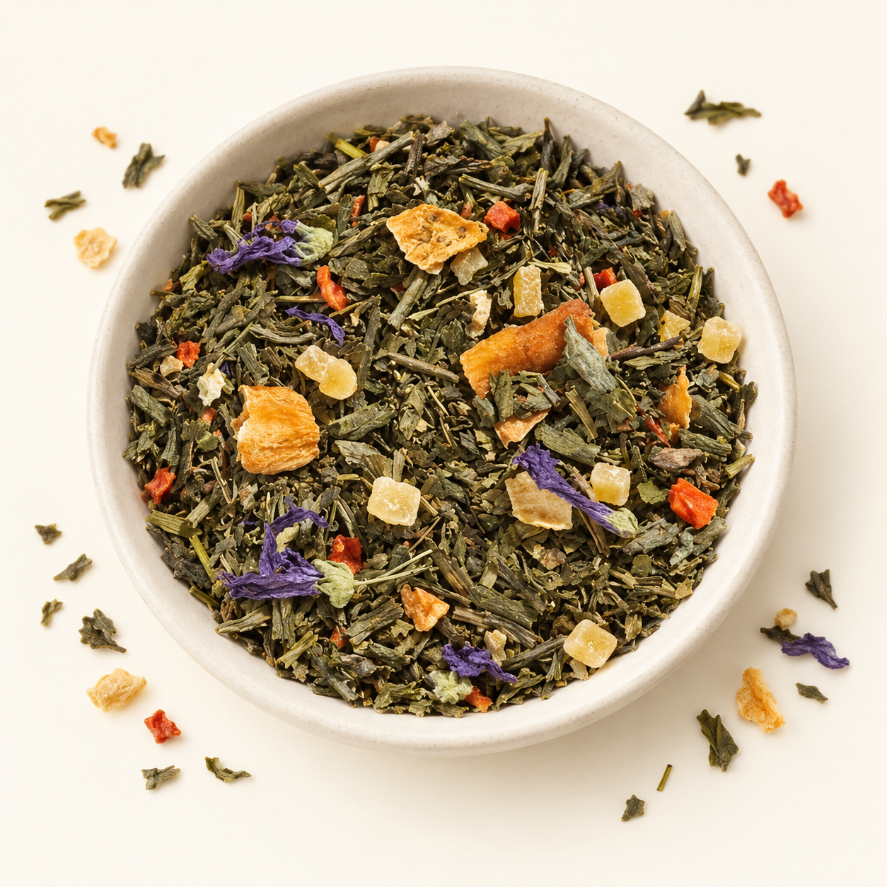 Grünteemischung Sencha Tropentanz – 1 kg