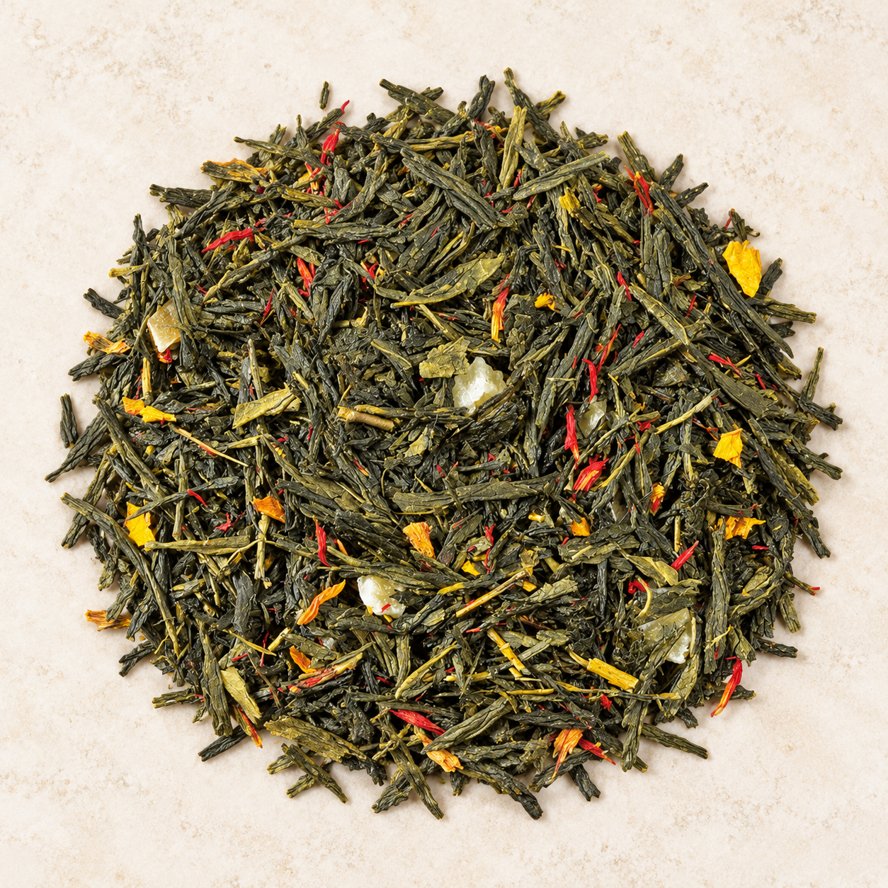 Grünteemischung Sencha Tropical Ananas-Note aromatisiert 1 kg – TEEMANDO Atelier