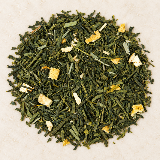Grünteemischung Sencha Lemon Zitronen-Note aromatisiert – TEEMANDO Atelier