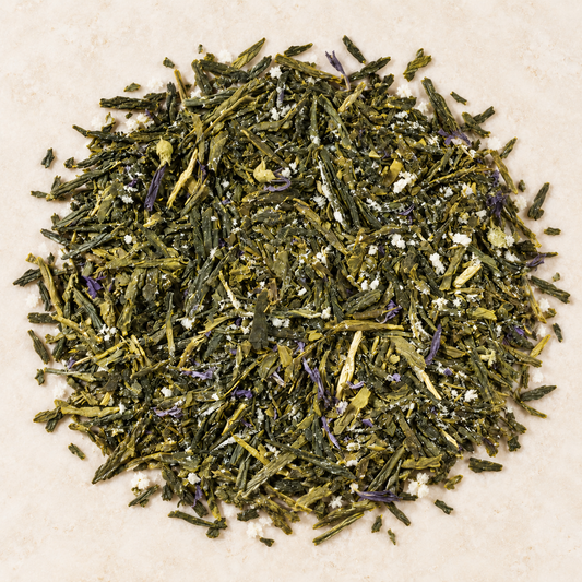 Grünteemischung Sencha Kombucha Pflaumen-Note aromatisiert 1 kg – TEEMANDO Atelier