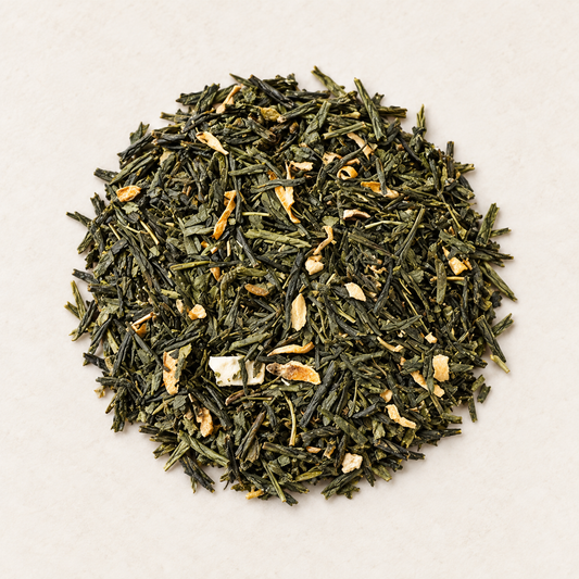 Grünteemischung Sencha Wild Grey – Atelierbild