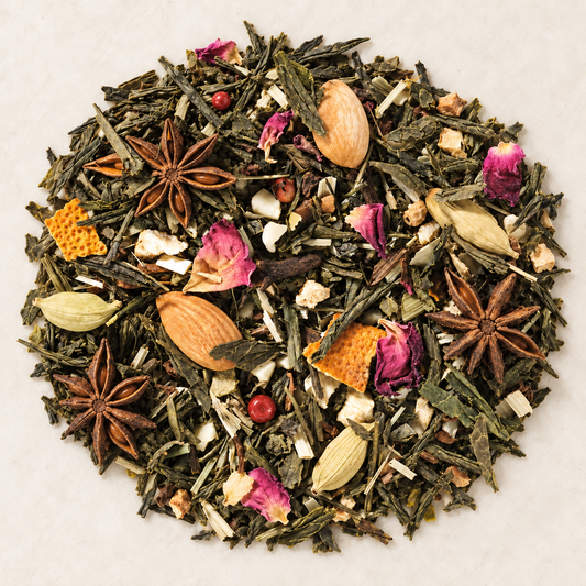 Grünteemischung Sencha Honigkuchen aromatisiert 1 kg – TEEMANDO Atelier