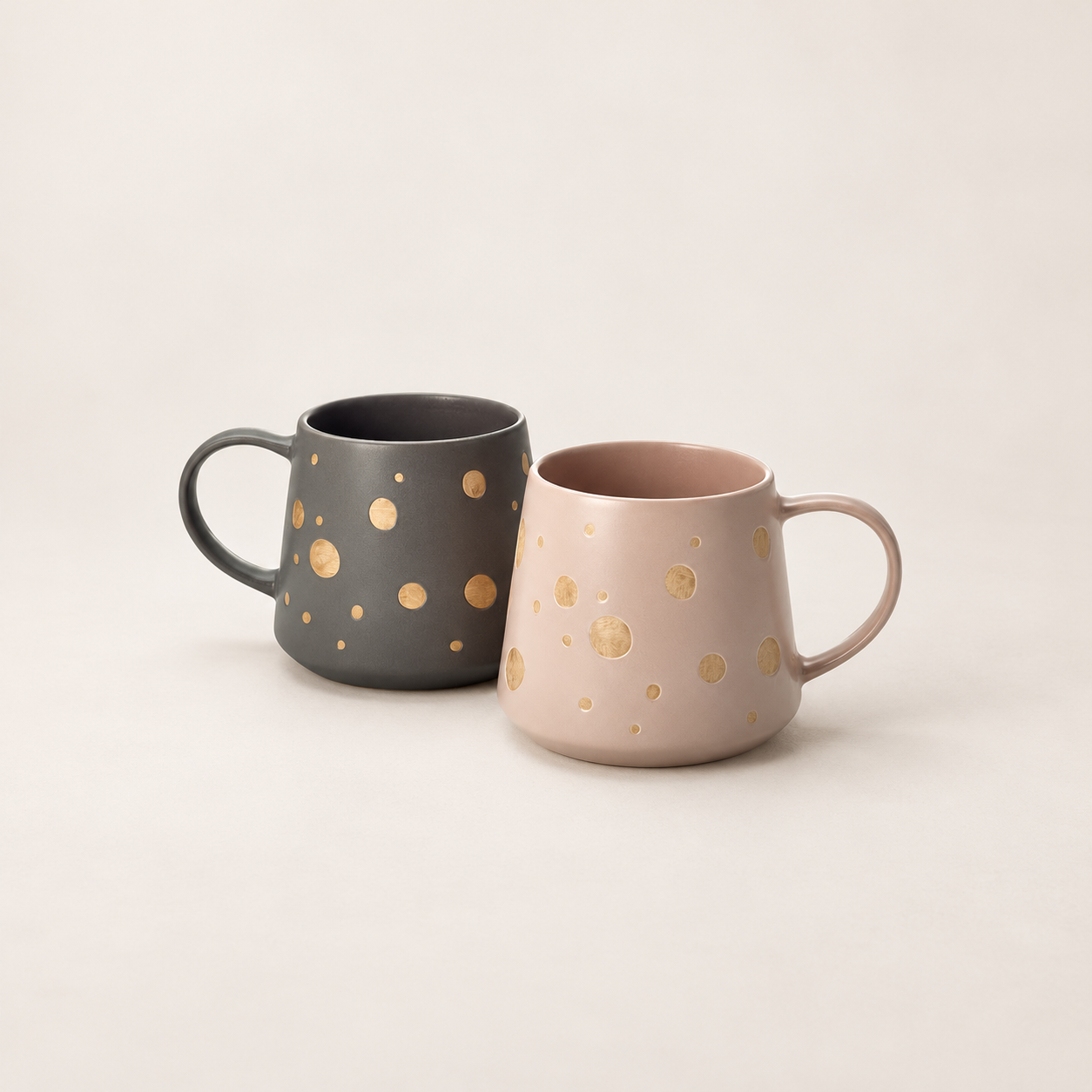 Becher "Jonne" Keramik in matt, 2-fach sortiert 0,3 l ChaCult – TEEMANDO Atelier