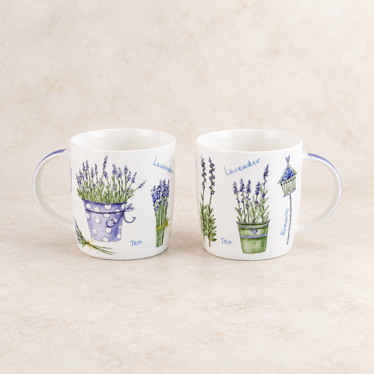 Becher Lavendel New Bone China, 2-fach sortiert 0,25 l Cha Cult – TEEMANDO Atelier