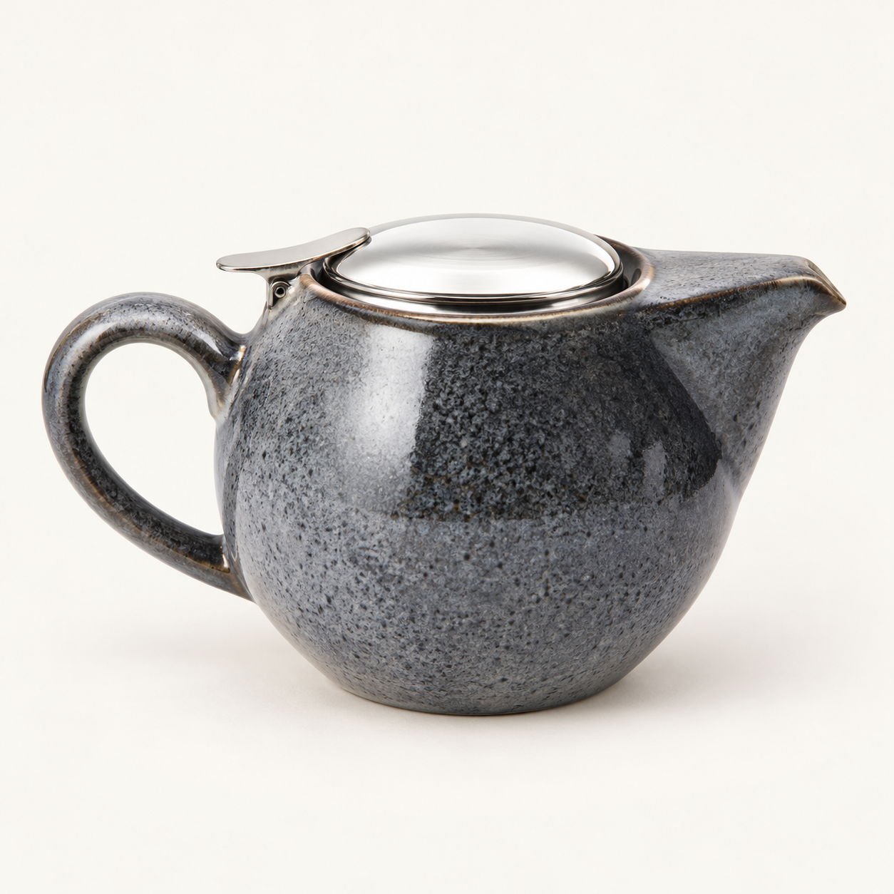 Teemando Atelier – Kanne Saara Reactive Glaze grau