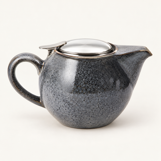 Teemando Atelier – Kanne Saara Reactive Glaze grau