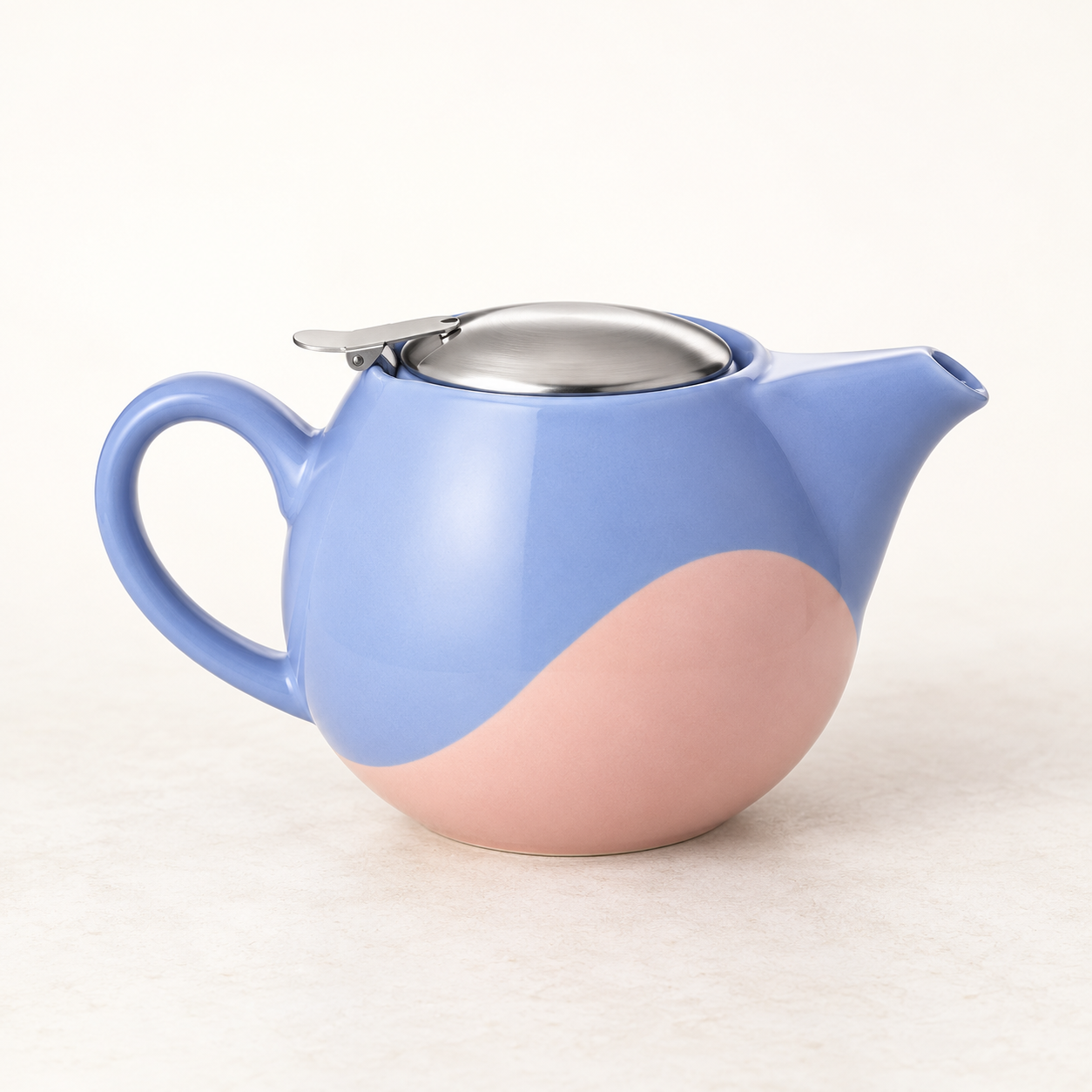 TEEMANDO Atelier – Kanne Saara Duo blau-rosa 0,5 l