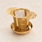 TEEMANDO Atelier – Dauerfilter "Marisol" von Cha Cult, Edelstahl, goldfarben Ø ca. 5,5 cm, mit Deckel/Ablage