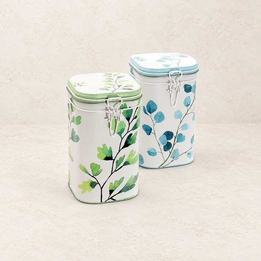 TEEMANDO Atelier – Dose "Trees" von Eigenart, 250 g eckig, Aroma-Bügelverschluss, 2-fach sortiert