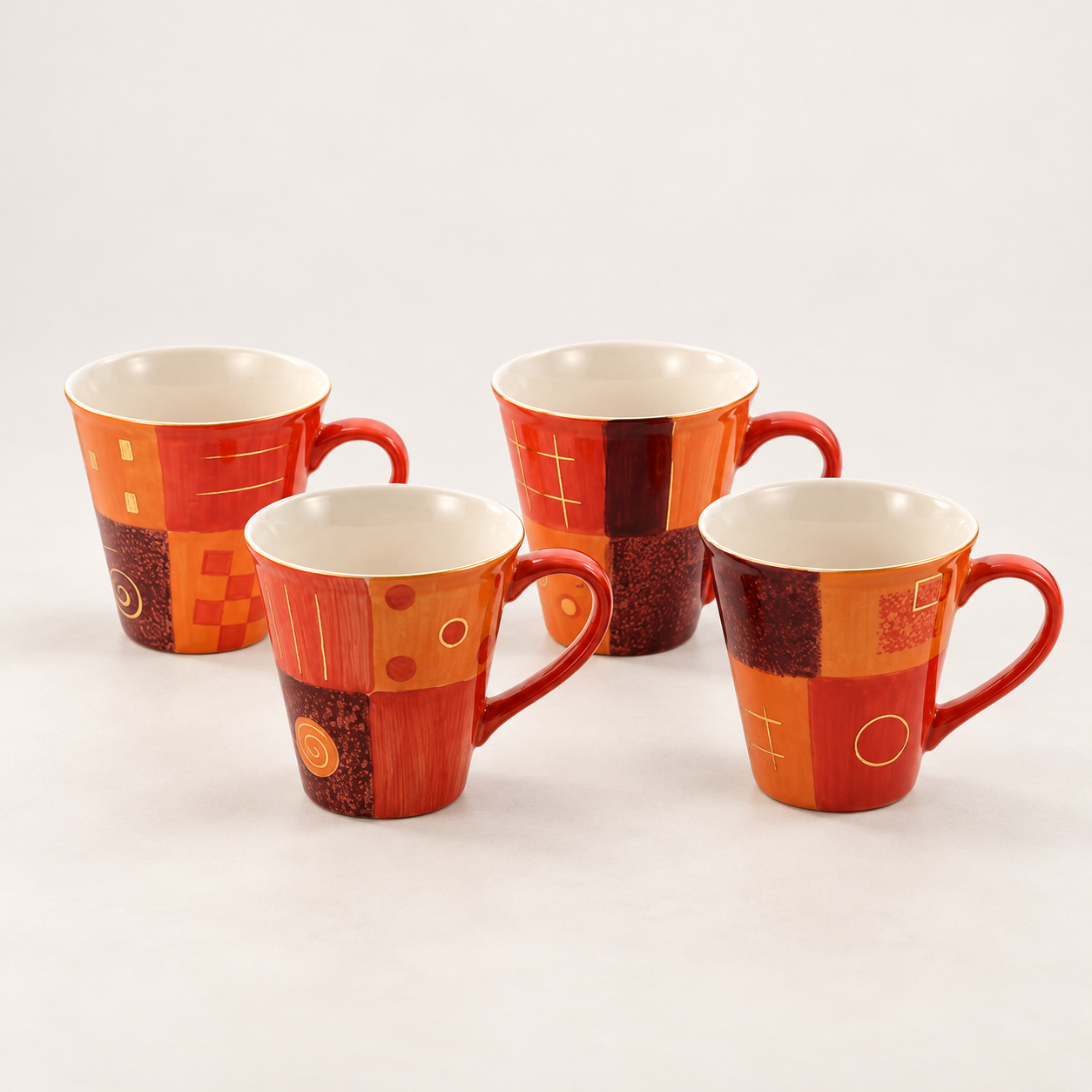 Becher Patricia, 4-fach sortiert – TEEMANDO Atelier