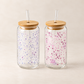 Gläser-Set Blossom mit Bambusdeckeln und Trinkhalmen – TEEMANDO Atelierbild