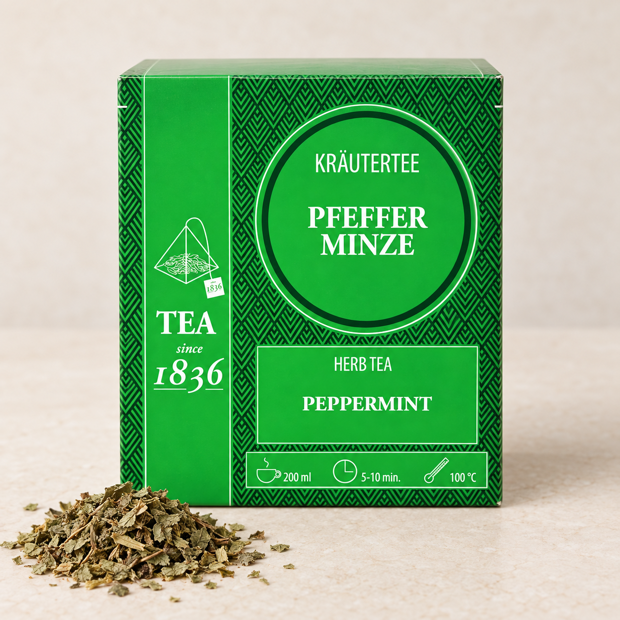 TEEMANDO Atelier – Pfefferminze 50 Pyramidenbeutel