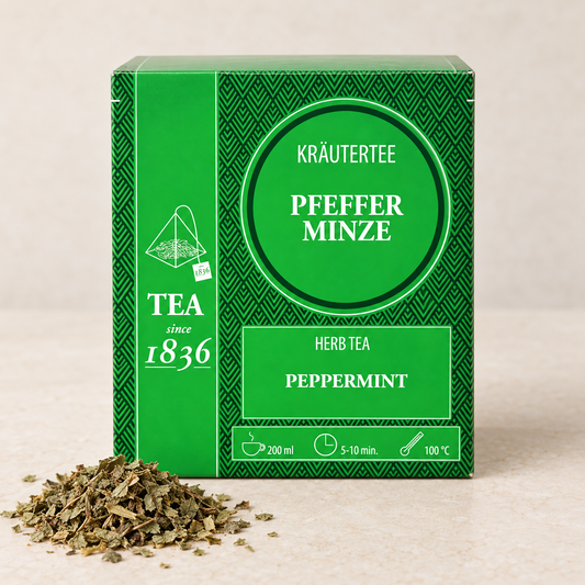 TEEMANDO Atelier – Pfefferminze 50 Pyramidenbeutel