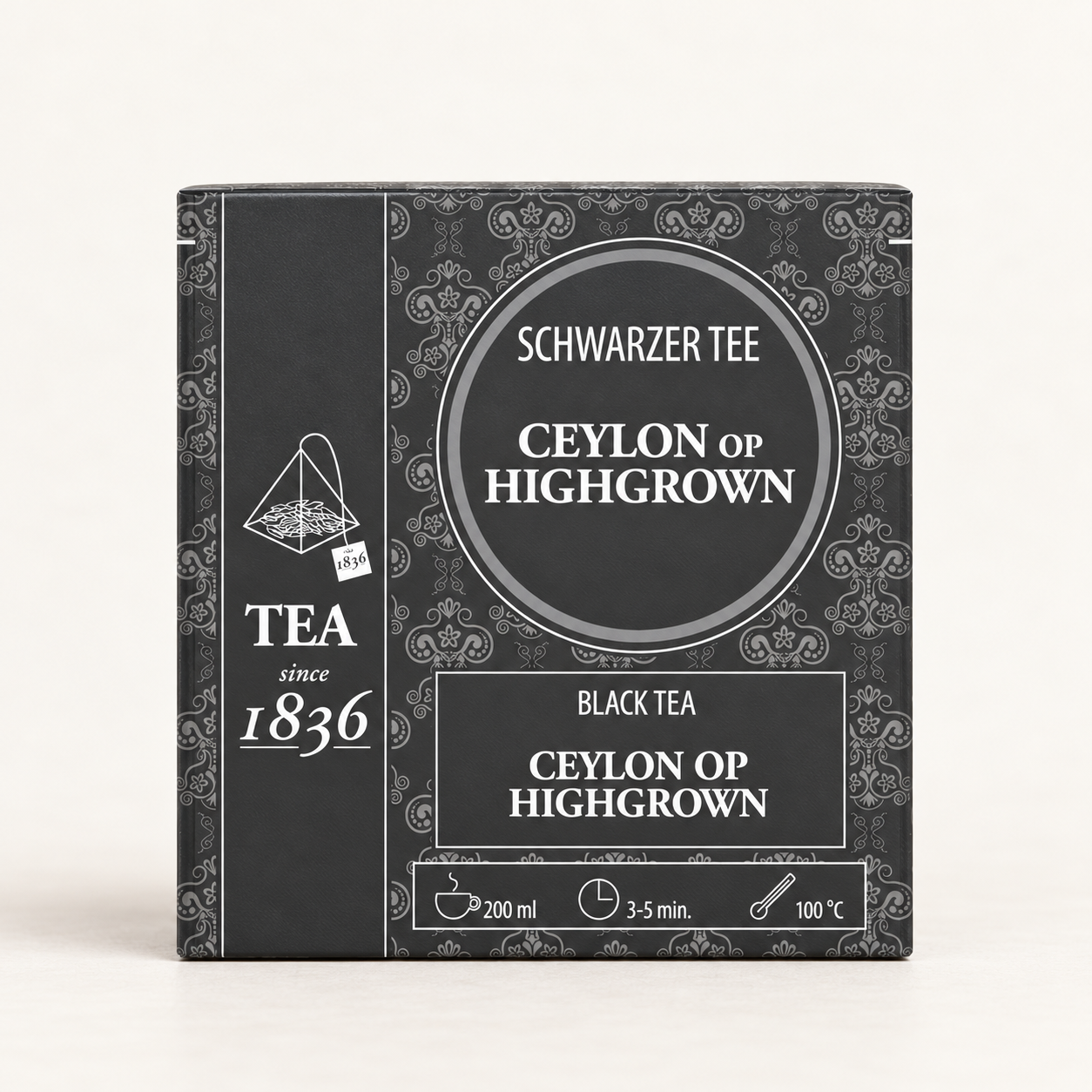 Ceylon OP Highgrown – 50 Pyramidenbeutel – TEEMANDO Atelier