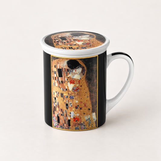 Kräuterteetasse Klimt Kuss – TEEMANDO Atelier