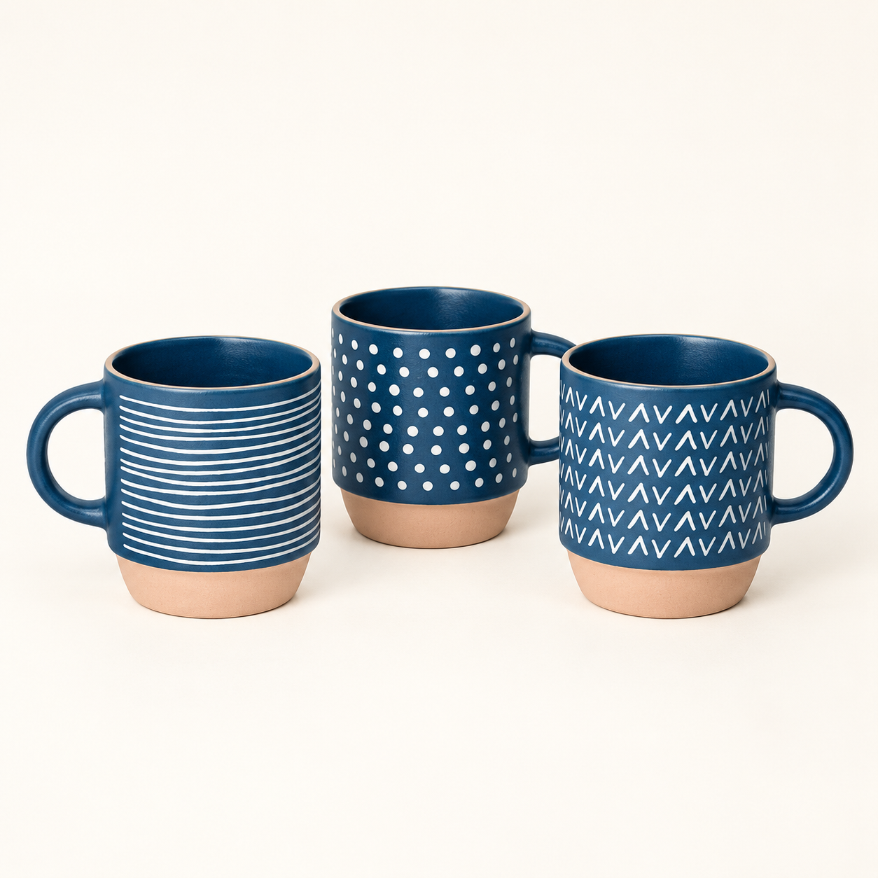 Becher Nella 3er-Set – TEEMANDO Atelierbild