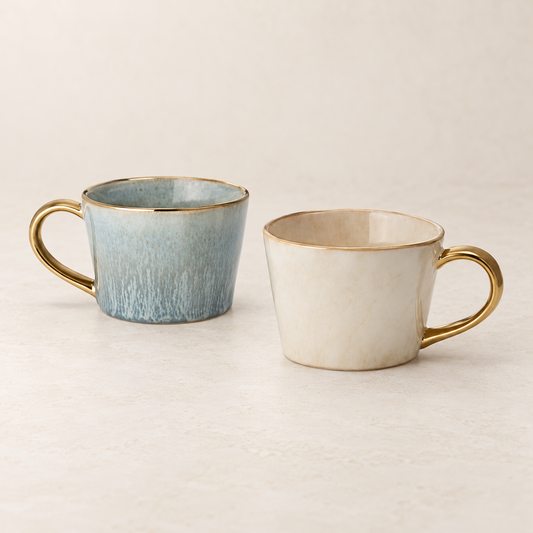Becher Samu 2er-Set – TEEMANDO Atelierbild