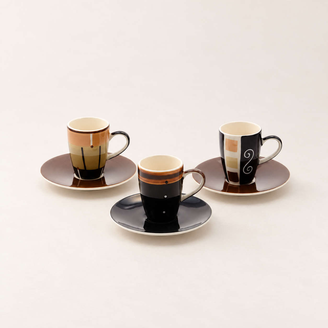 TEEMANDO Atelier – Espressotassen-Set "Sao Paulo" 3-fach – DB35273
