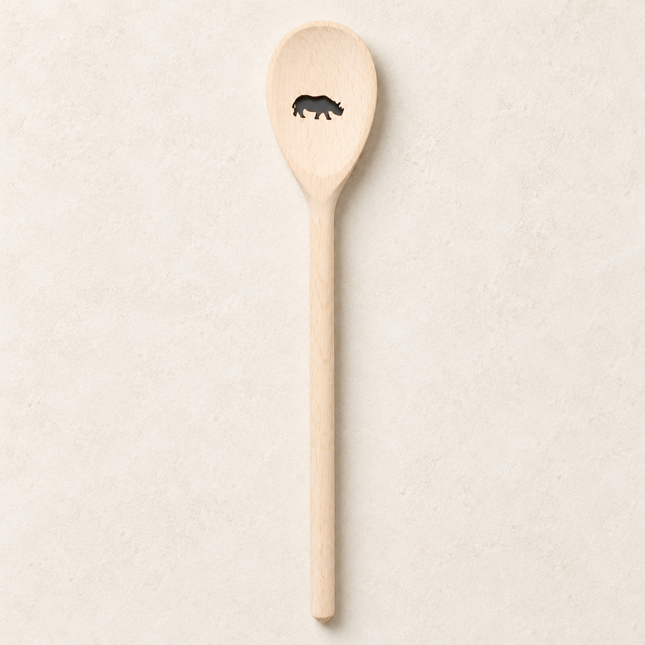 Individueller Kochlöffel Nashorn – TEEMANDO Atelier