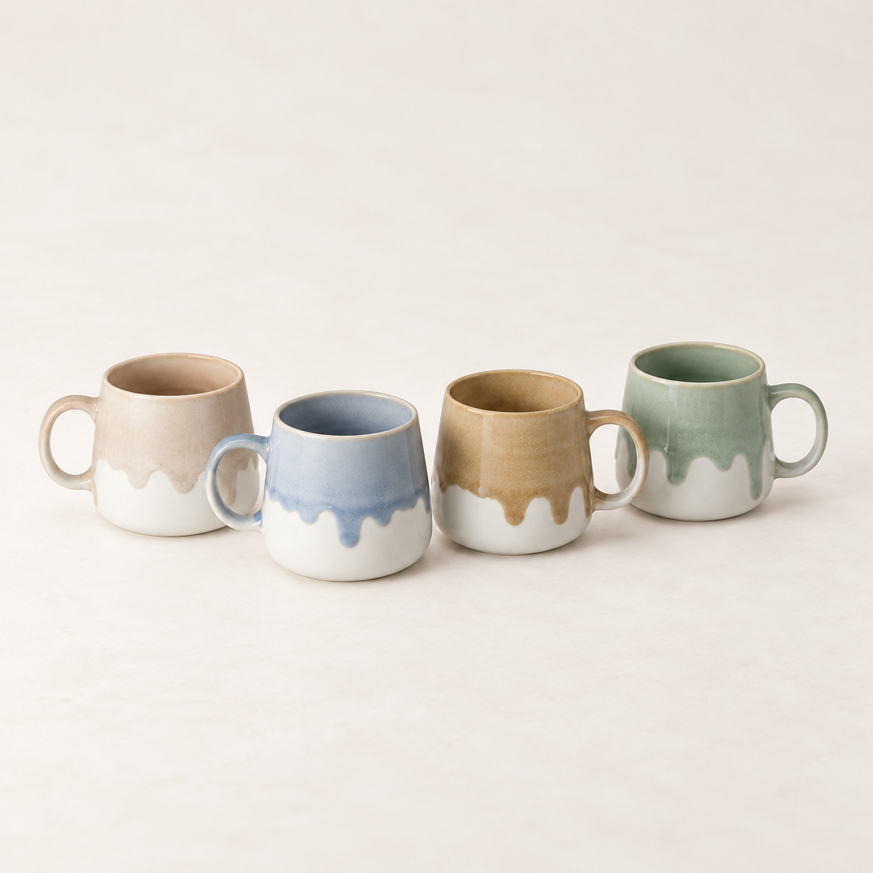 TEEMANDO Atelier-Hauptbild – Becher Kiano, 4er-Set sortiert