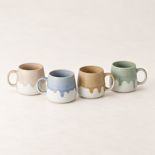 TEEMANDO Atelier-Hauptbild – Becher Kiano, 4er-Set sortiert