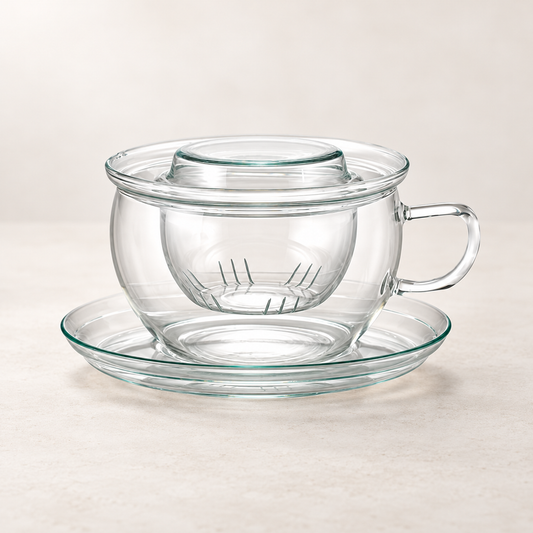 Kräuterteetasse "Clara" Glas – TEEMANDO Atelier