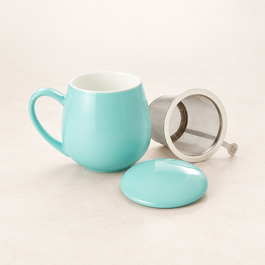 Kräuterteetasse Saara türkis 3-teilig Cha Cult