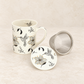 Kräuterteetasse Senta New Bone China Goldauflage 3-teilig