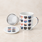 Kräuterteetasse Tia Porzellan 3-teilig mit Edelstahlsieb