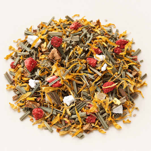 Kräuterteemischung Lemongras/Erdbeer – TEEMANDO Atelier