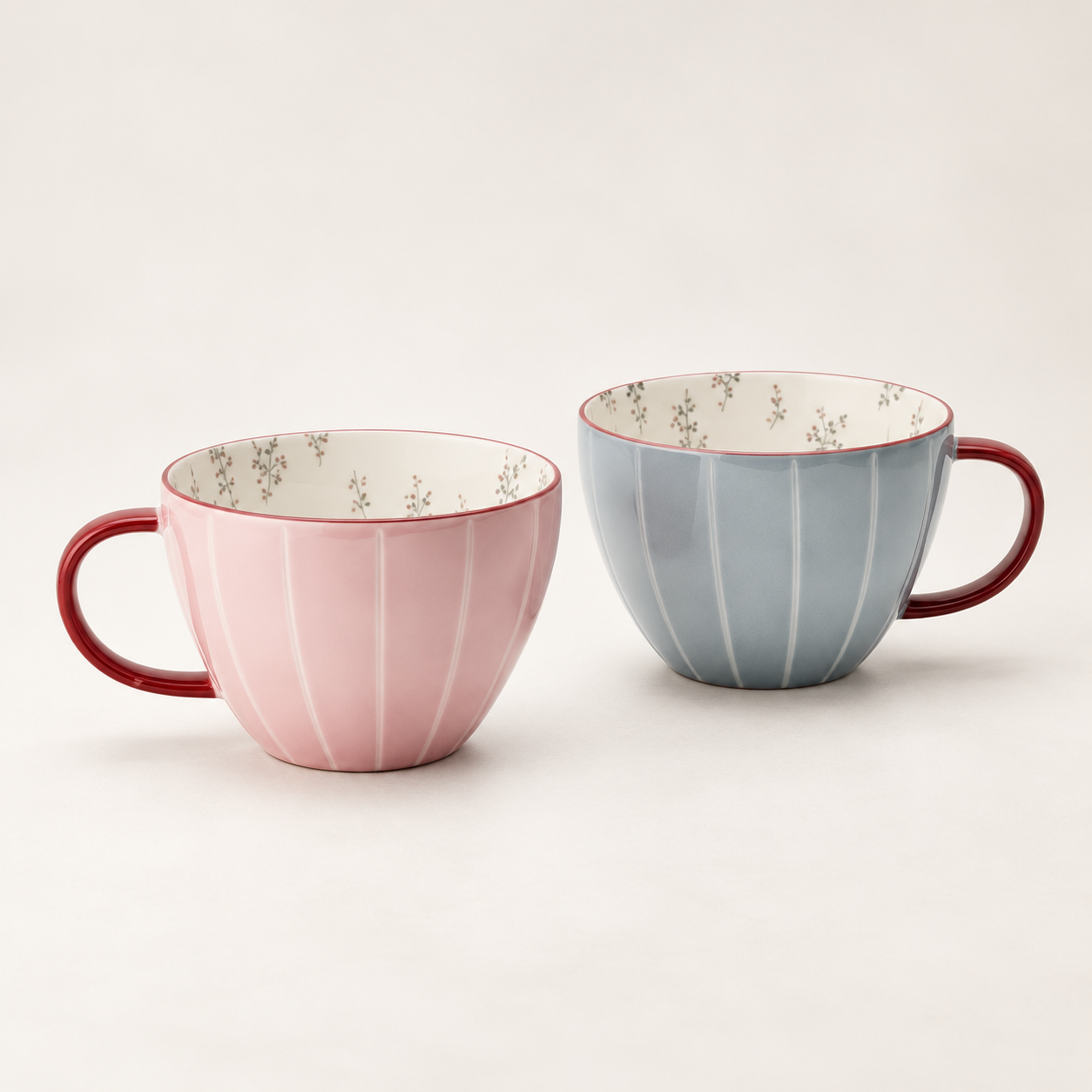 Becher Line New Bone China, 2er-Set – TEEMANDO Atelier