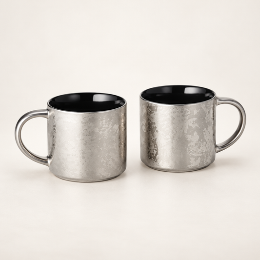 Becher Lovisa mit Silberauflage, 2er-Set – TEEMANDO Atelier
