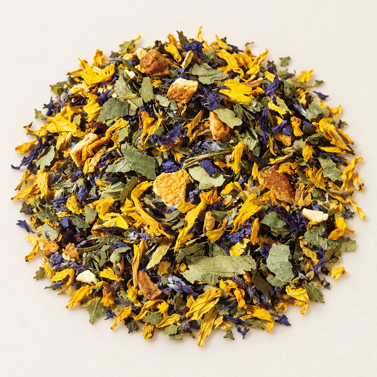 Kräuterteemischung Ruhige Stunde ohne Zusatz von Aroma – TEEMANDO Atelier