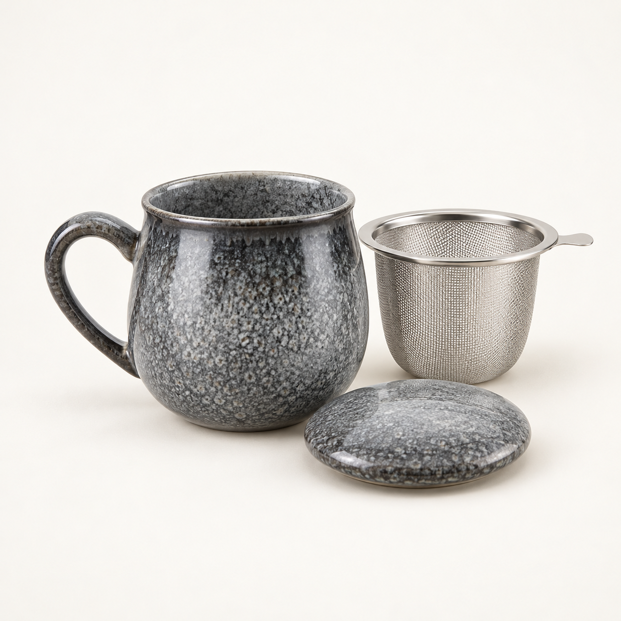 TEEMANDO Atelier – Saara Reactive Glaze grau DB31831