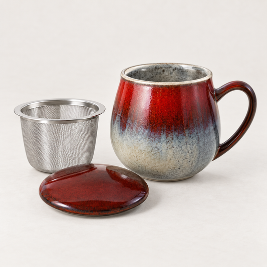 TEEMANDO Atelier – Saara Reactive Glaze rot DB33104