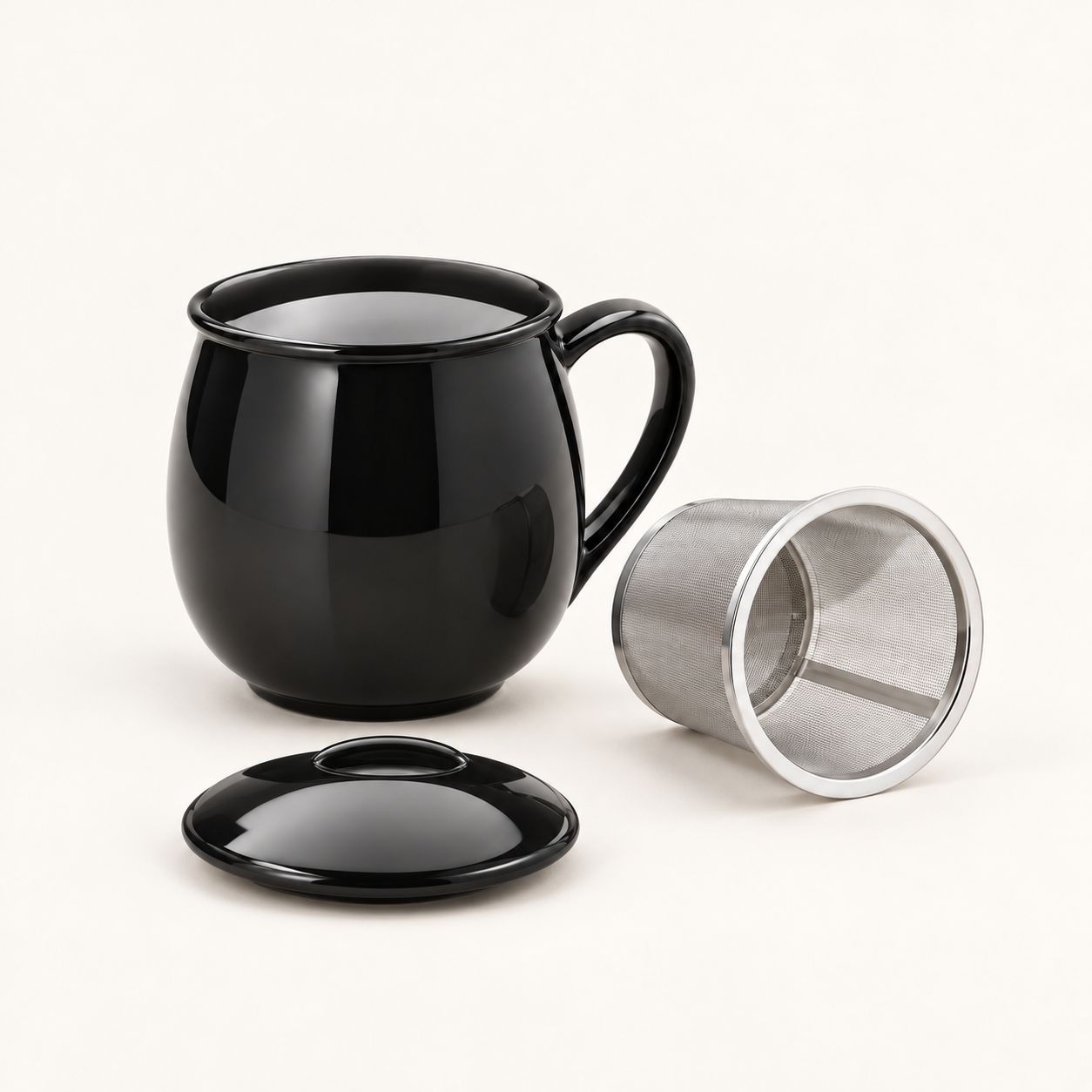 TEEMANDO Atelier – Saara Kräuterteetasse schwarz DB31509