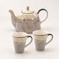 TEEMANDO Atelier – Set Kanne "Sao" 1,9 l + 2 Becher "Sao" 0,3 l