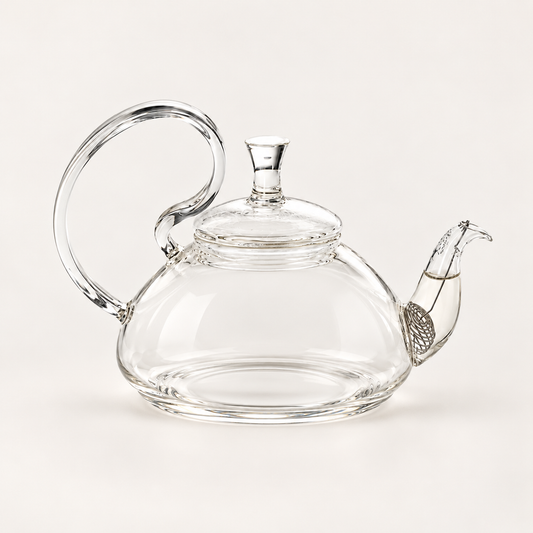 Teerosenkanne „Bahar“ aus Glas, 0,8 l – TEEMANDO Atelier