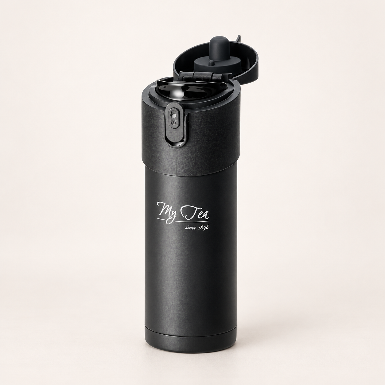 TEEMANDO Atelier – Thermobecher "Pào" Edelstahl 0,35 l schwarz