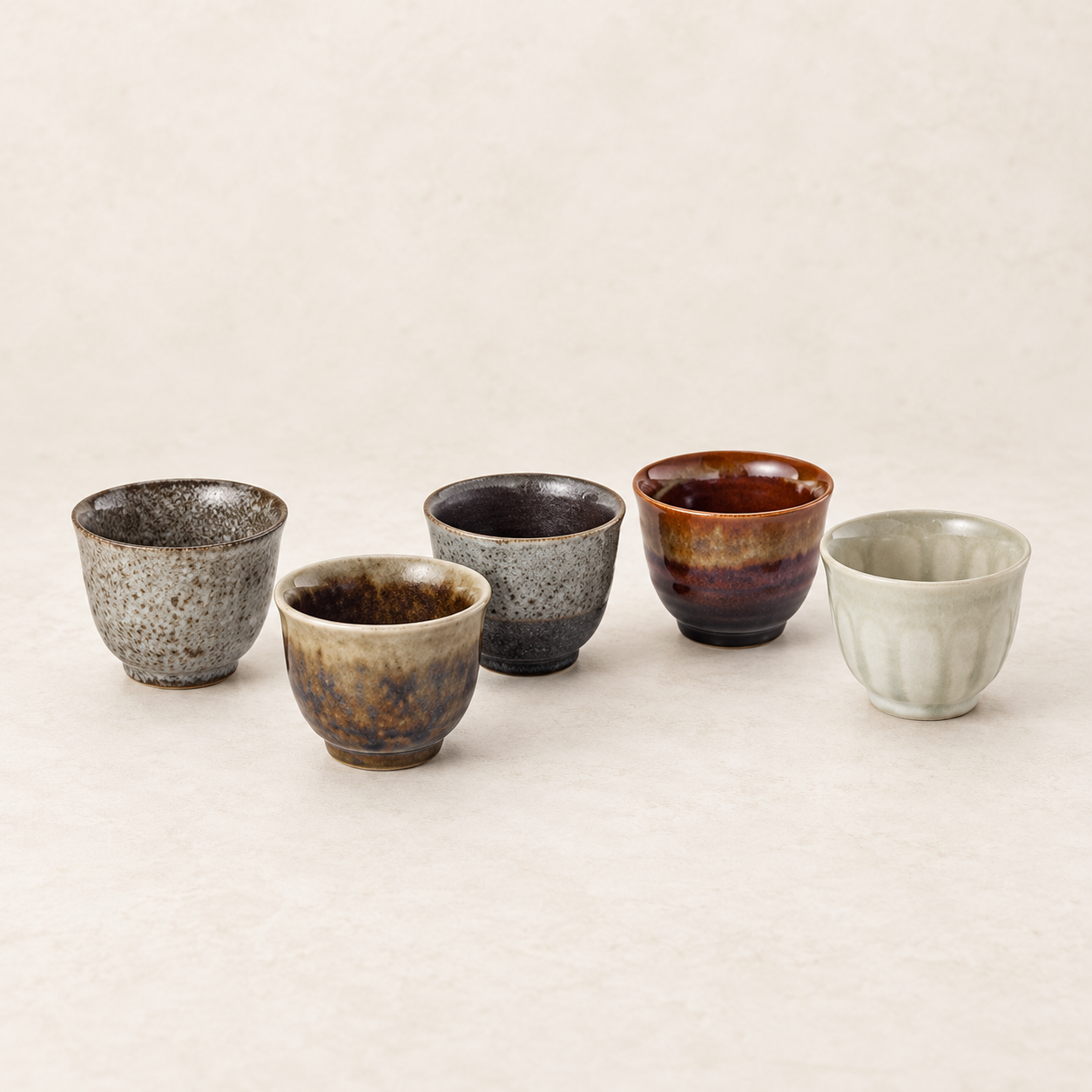 Cup-Set Yoruko – TEEMANDO Atelierbild