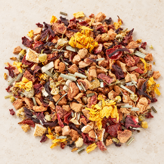BIO Früchteteemischung Lavendel Mandarine 1 kg – TEEMANDO Atelierbild