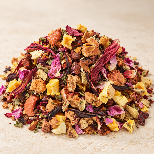BIO Früchteteemischung Rosé Spritz 1 kg – Atelierbild