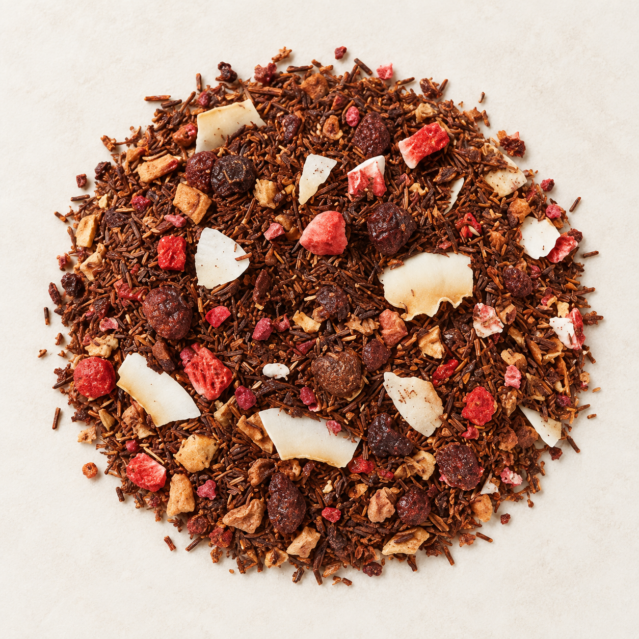 Rotbuschteemischung Erdbeere Himbeere – Atelierbild
