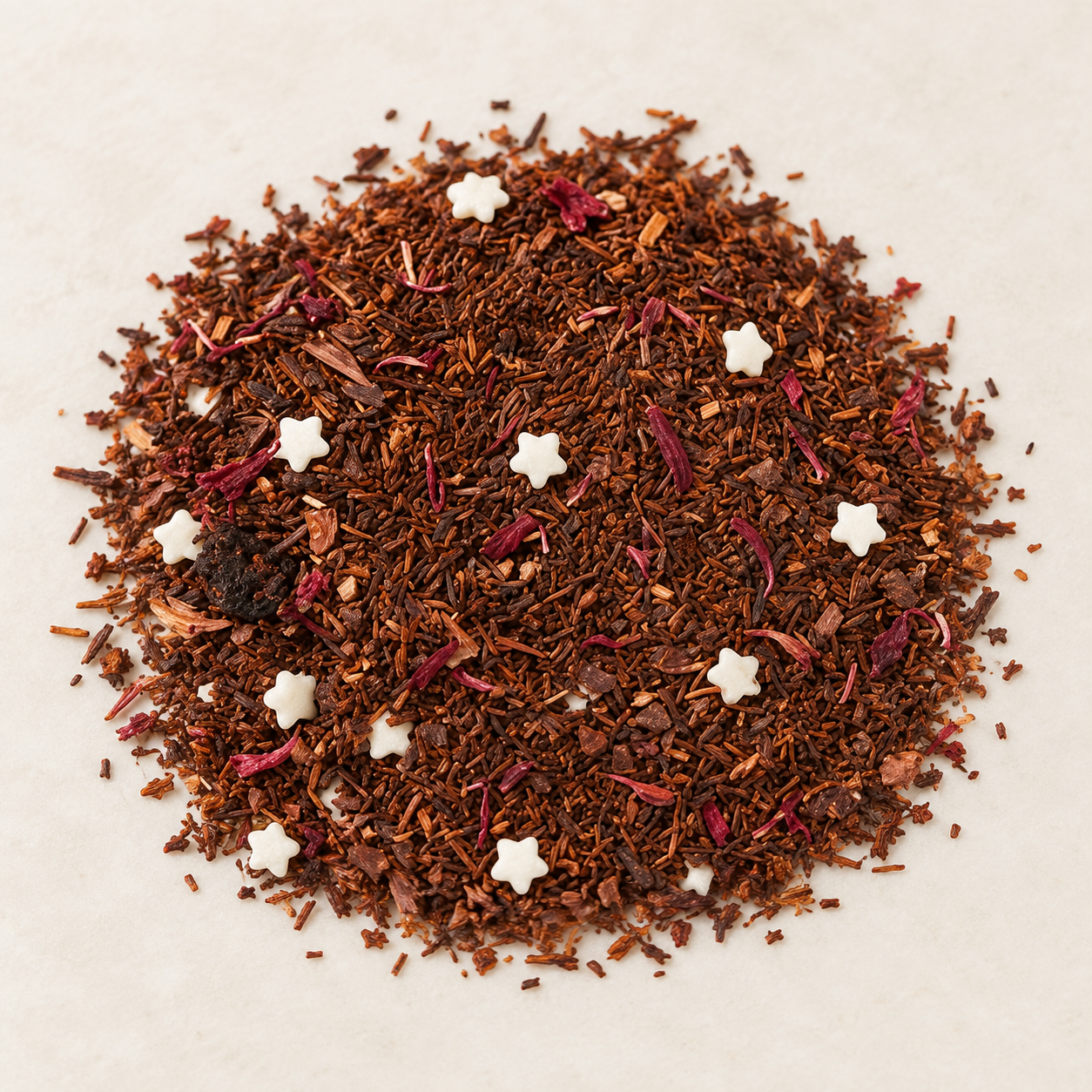 Rotbuschteemischung Schoko-Tonka-Kirsch-Dessert – Atelier-Hauptbild