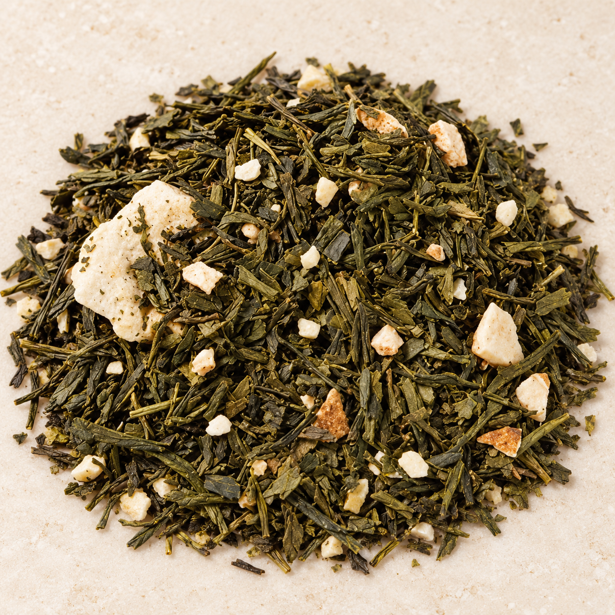 Grünteemischung Sencha Haselnuss Limette – Atelier Hauptbild