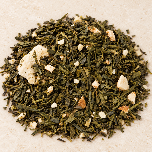 Grünteemischung Sencha Haselnuss Limette – Atelier Hauptbild