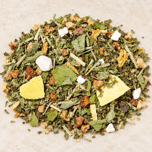 Kräuterteemischung Prickelnde Minz-Limette – Atelier Hauptbild