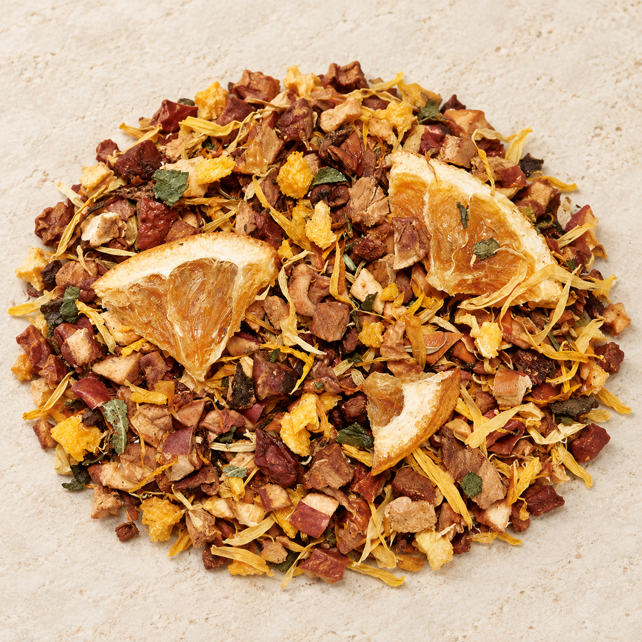 Früchteteemischung Apfelsinentraum aromatisiert 1 kg