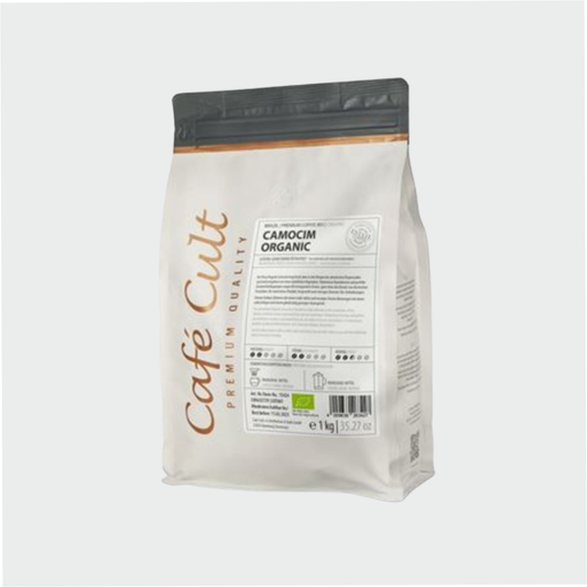 BIO Kaffee Brazil Camocim Organic in 1 kg Tüte, ganze Bohne DE-ÖKO-006