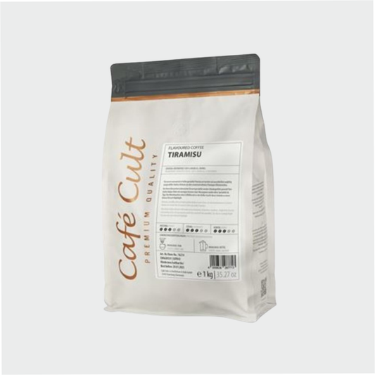 Tiramisu Coffee in 1 kg Tüte, ganze Bohne, aromatisiert